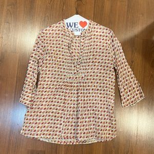 roberta roller rabbit printed top